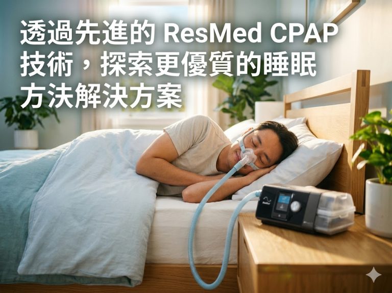 透過先進的 ResMed CPAP 技術，探索更優質的睡眠解決方案