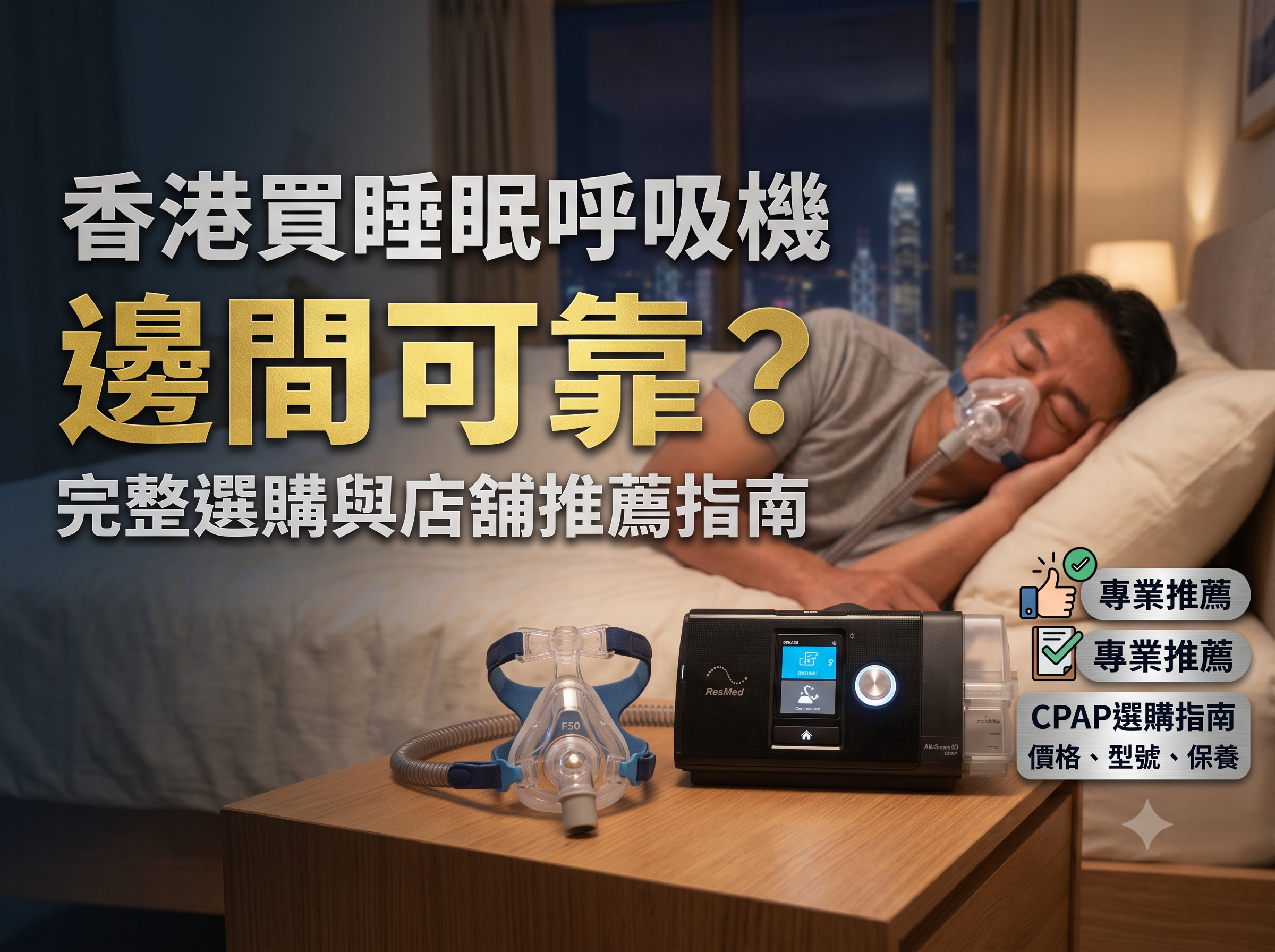 香港買睡眠呼吸機邊間可靠？完整選購與店舖推薦指南