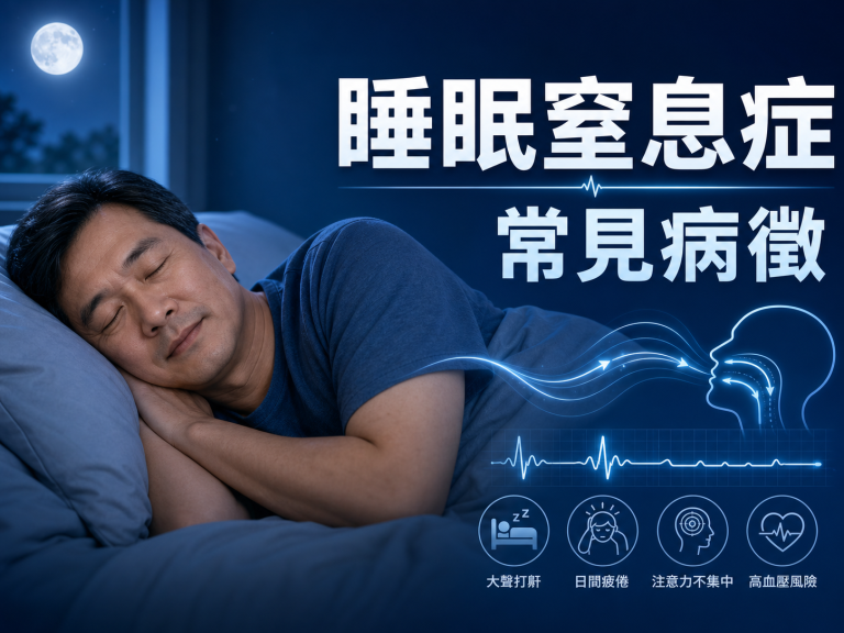 睡眠窒息症有哪些常見病徵