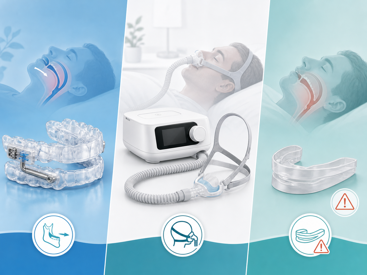 輕度睡眠窒息症用牙套、止鼾器定係-CPAP-呼吸機好